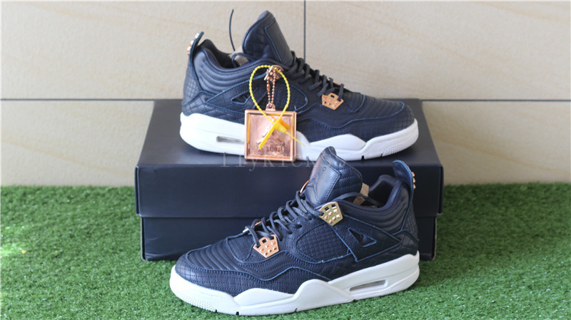 Authentic Air Jordan 4 Premium Obsidian Navy